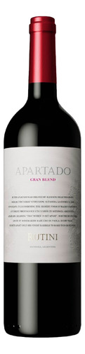 Vino Tinto Rutini Apartado Gran Blend 750 Ml