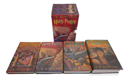 Harry Potter Coleccion De Primeros 4 Libros Primer Edicion (Usado)