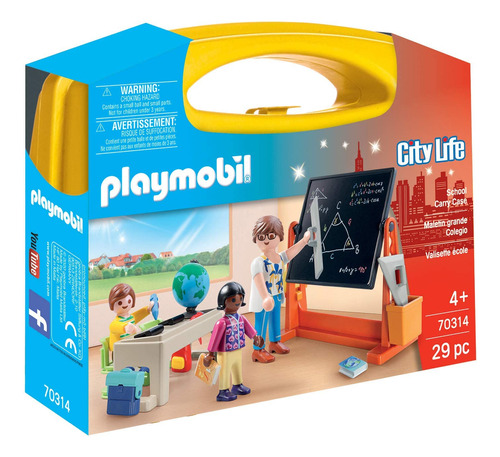 Playmobil Estuche De Transporte Escolar