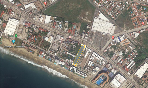 Land With Excellent Location In Manzanillo, Just One Block From The Beach.