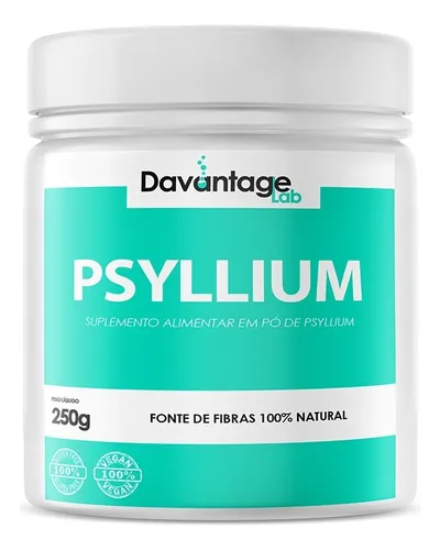 Psyllium Psillium Husk - 250g -100% Puro - Fibras Naturais Sabor Psyllium Husk