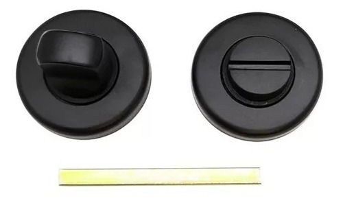 Imagen 2 de 3 de Pomo Traba De Baño Aluminio Pasador 48mm Diametro 1403