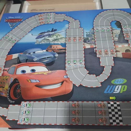 Disney Pixar Cars 2 Jogo De Tabuleiro Grand Prix Os carros então