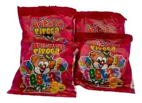 Fardo De Mini Pipoca Doce Com 10 Unidades De 10gr Aritana