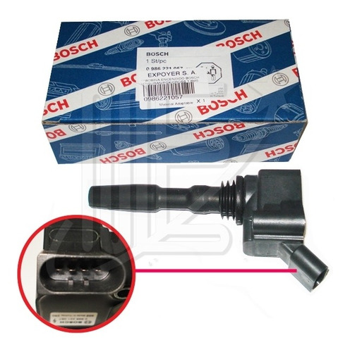 Bobina De Encendido Bosch Vw Fox Polo G6 Up Virtus 1.6 Msi