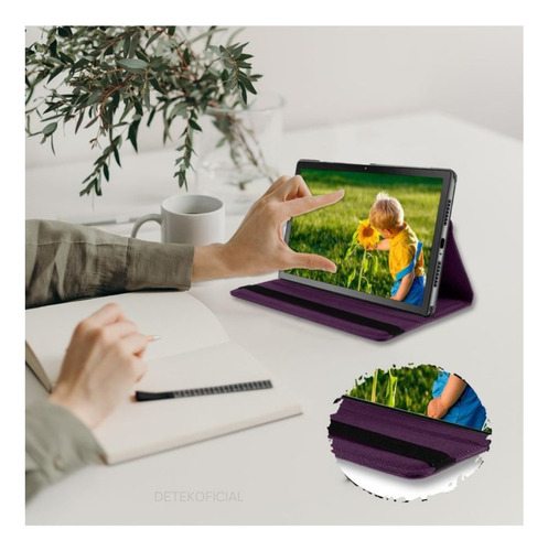 Funda 360° Giratoria Para Samsung Galaxy Tab A9+ Plus 11