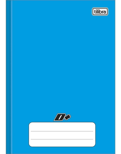  Tilibra D+ Brochura 1/4 48 folhas  pautadas unidade x 1 14cm x 20cm cor azul