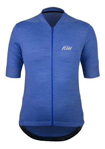 Imagem 1 de 2 de Camisa Ciclismo Asw Essential Feminina Azul