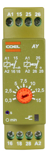 Temporizador Az-wfs-p 24-240vcc 30seg Coel