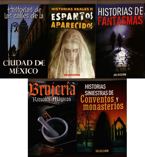 Colección Historias De Fantasmas Y Aparecidos - 5 Libros