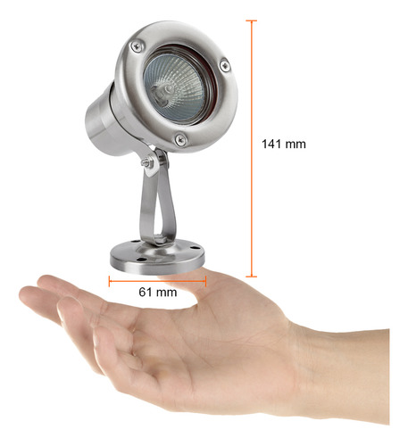 Luminario Acero Inox Lampara Sumergible H-510/s, Tecnolite
