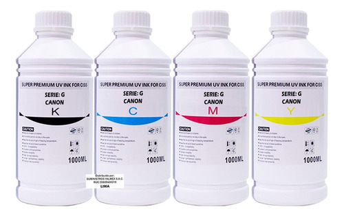 Kit Tinta Compatible Para Canon Gi-190 G3110 G2100