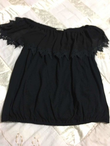 Michael Kors Blusa Para Dama Talla L Color Negra Manga Corta