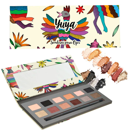 Set De Sombras Yuya Colección Chiquita 12 Tonos