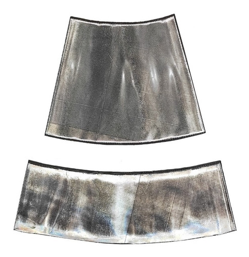 10 Pares Faixas Refletivas Branca Cristal Camisa Cone 75cm Cor Branco Geométrico