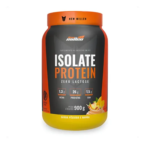 Isolate Protein Proteína Isolada 900g New Milen Zero Lactose Sabo...