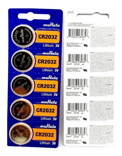 Imagen 6 de 7 de 10 Pilas Cr2032 Murata/sony Baterias Litio Original Cad 2030