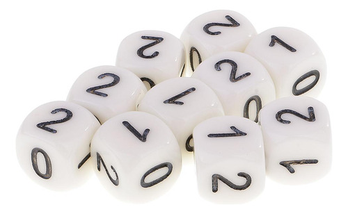 2 De Dados De 16 Mm Con Números Piezas Para S De Dados O