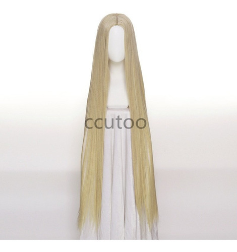 Peluca De Princesa Rapunzel De 120cm/47 Pulgadas Para Mujer,