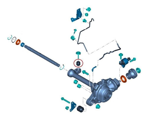 Imagen 4 de 8 de Buje Carcaza De Eje Delantero Ford Ranger 12/16