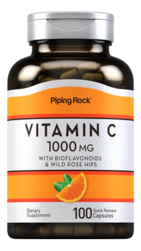 Vitamina C 1000 Vitamin Rose Hips Petalos Rosa Bioflavonoids