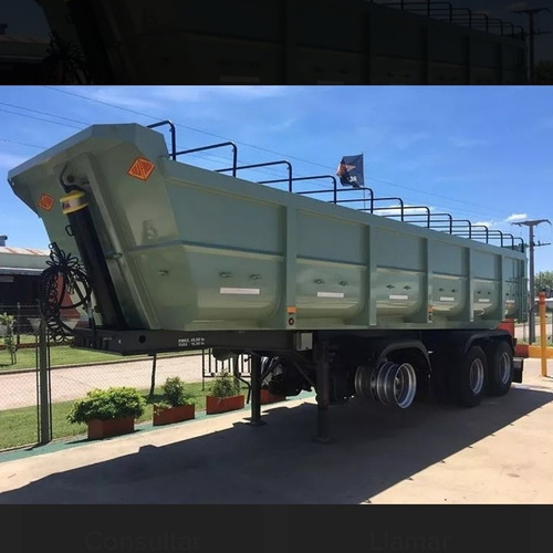 Semirremolque Batea Sola Y Brusa Okm, Vuelco Trasero