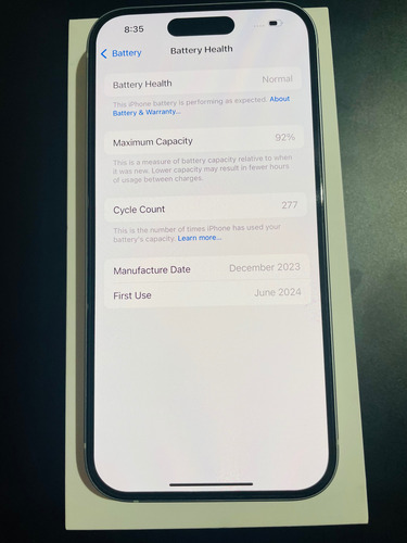 Iphone 15 Color Blanco 128gb Blanco (Usado)