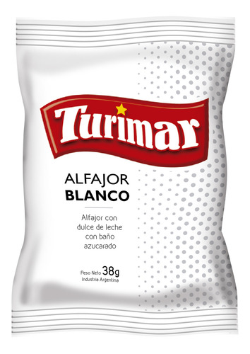 Alfajor Turimar Blanco 38 Gr