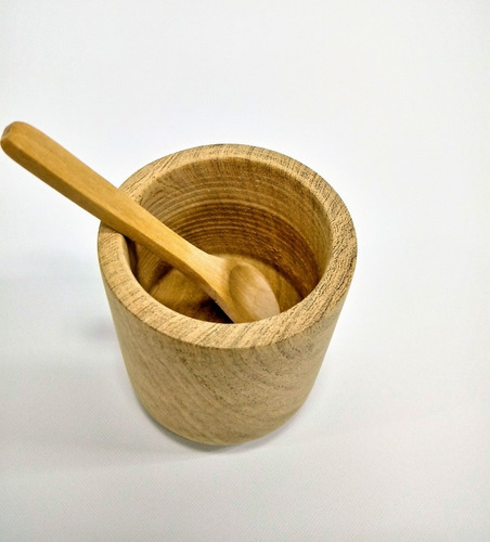 Imagen 4 de 6 de Yerbera Y Azucarera De Madera Para Pintar