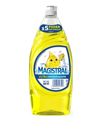 Lavalozas Ultra Desengrasante Limon 900ml Magistral