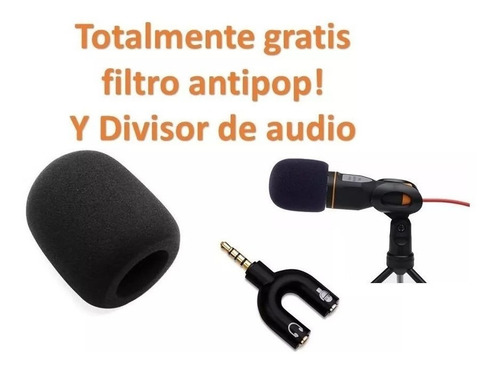 Micrófono De Condensador Sonido Estudio Grabación Dinámico