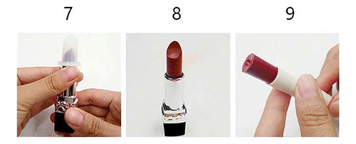 A Molde De Muestra De Lápiz Labial Tipo Boquilla De 9 Mm