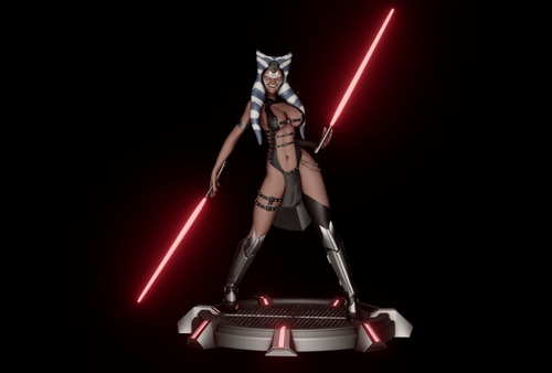 Archivo Stl Impresión 3d - Star Wars - Ashoka Nsfw