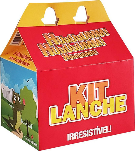 Embalagem Kit Lanche Kids Delivery Com 120 Unidades