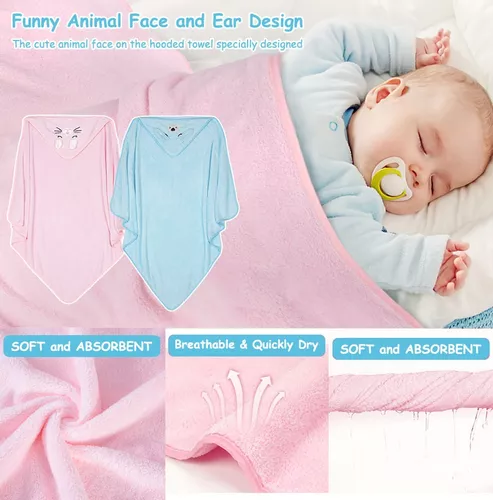 Toalla Baño Bebé Con Capucha,pijama Suave Para Niñas O Niños