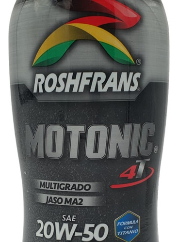 Aceite Roshfrans Sae 20w-50 4 Tiempos Para Motos 950ml