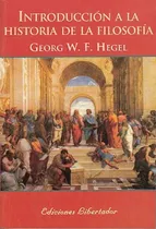 Comprar Introduccion A La Historia De La Filosofia- Georg W F Hegel 