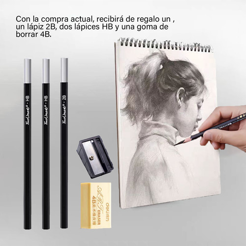 Cuaderno A4+ De Boceto Y Dibujo 400 Páginas Blank Sketchbook Color Gris Y Marrón