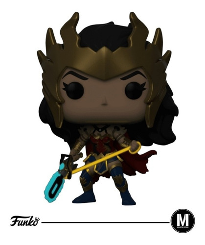 Funko Pop Death Metal Wonder Woman #385 Exclusive Glow Chase
