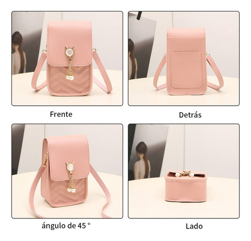 Bolso De Hombro Lindo Con Correa Ajustable Para Mujer