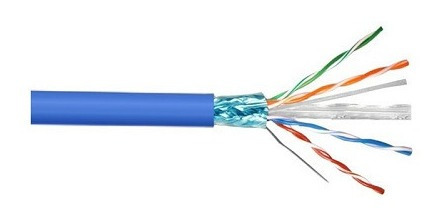 Rollo De Cable Utp Cat6a Panduit 305m Azul 10gbps Blindado