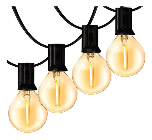 Imagen 1 de 10 de Extension Bombillos Vintage Led Exteriores Con Conector