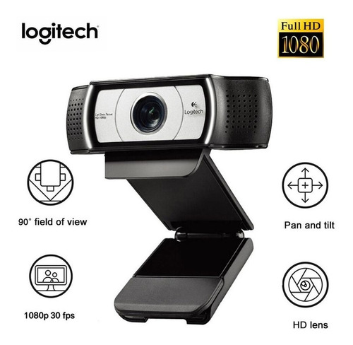 Webcam Logitech C930e Full Hd Com Microfone - Novo