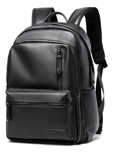 Mochila De Cuero Impermeable Para Computadora Portátil De 14 Pulgadas Carga Senderismo Camping Negocios