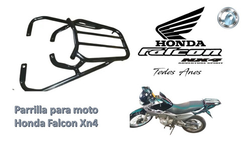 Imagen 5 de 5 de Parrilla Trasera Para Moto Honda Falcon Xn4