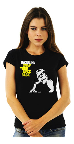 Polera Mujer Gasoline Snap Your Neck Back Rock Abominatron