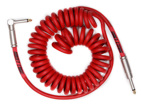 Bullet Cable Cable De Bobina De 15' Rojo - Recto/angulo