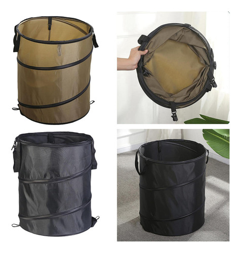 Y 2 Cubos De Basura For Jardiner, Plegables, Reutilizables,