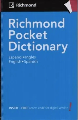 Richmond Pocket Dictionary + Cd-rom (español-ingles / Ingles