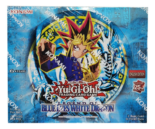 Booster Display Yugioh Tcg Blue Eyes White Dragon